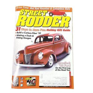 Street Rodder Magazine December 2012 u Vol 41  No 12  Car Restoration Tips Trick